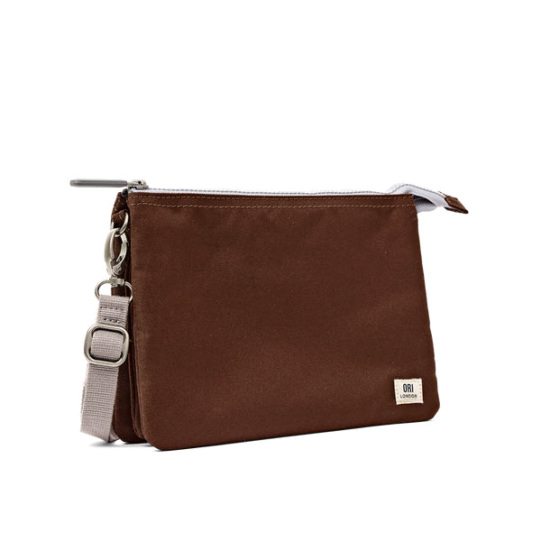 Chocolate Carnaby Crossbody Bag | Ori London | boogie + birdie