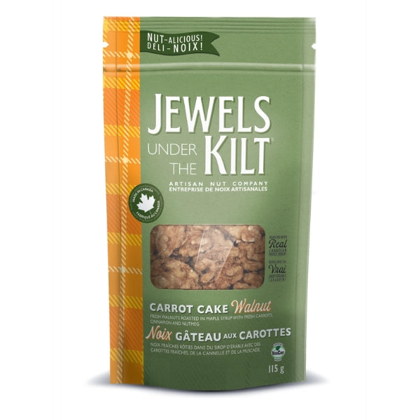 Carrot Cake Walnuts 115g | Jewels Under the Kilt | boogie + birdie