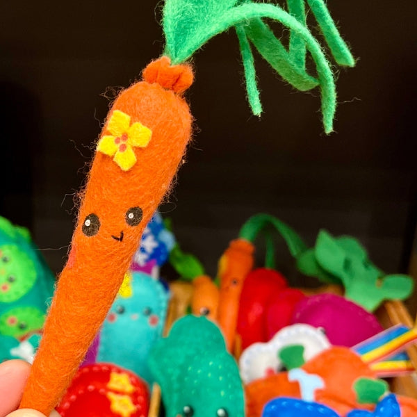 Carrot Catnip Toy | Puddin Paws | boogie + birdie