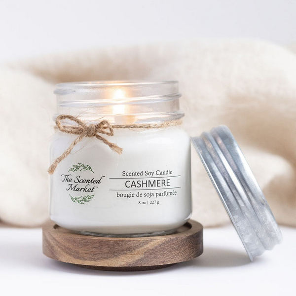 Cashmere Soy Candle 8oz | The Scented Market | boogie + birdie