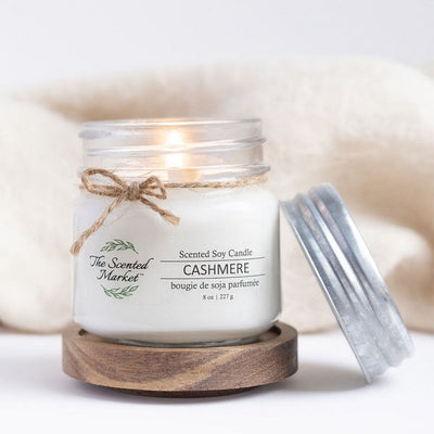 Cashmere Soy Candle 8oz | The Scented Market | boogie + birdie