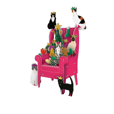 Cat & Chair Advent Calendar (ROG-POPAL605) | Roger la Borde | boogie + birdie