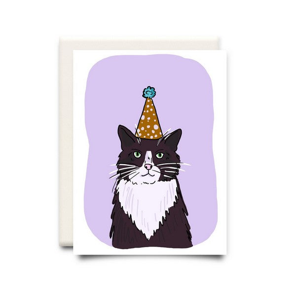 Cat in a Hat Birthday Card