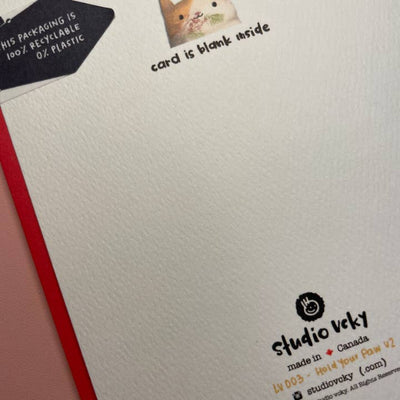Cats Hold Paws Card | studio vcky | boogie + birdie