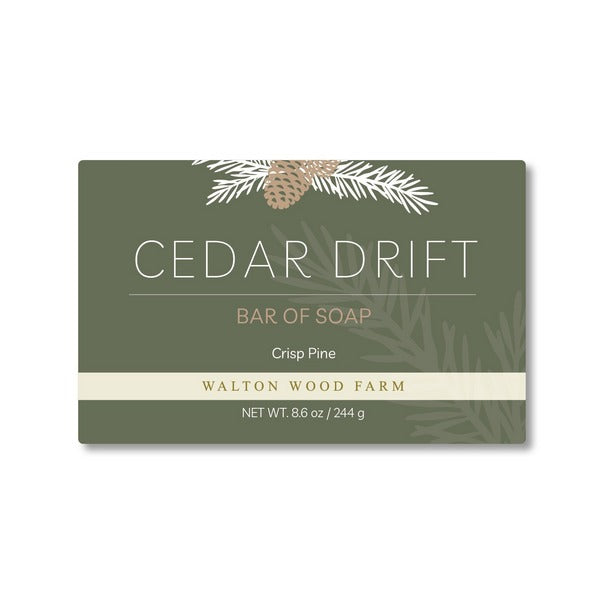Cedar Drift Bar Soap | Walton Wood Farm | boogie + birdie