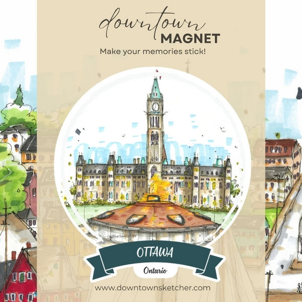 Centennial Flame Magnet | Downtown Sketcher | boogie + birdie