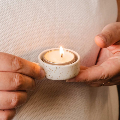 Ceramic Teacup Tealight Holder | Mimi & August | boogie + birdie