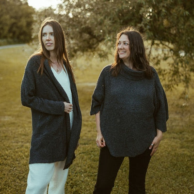 Charcoal Cozy Cardigan | Pokoloko | boogie + birdie
