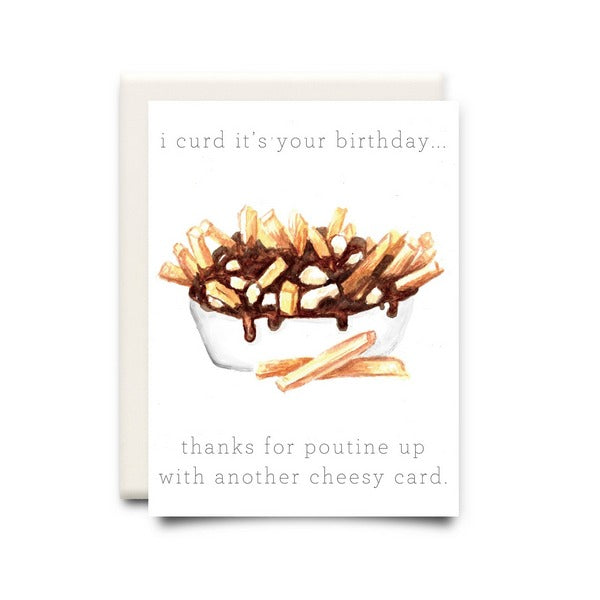 Another Cheesy Card Birthday Card| Inkwell Cards | boogie + birdie