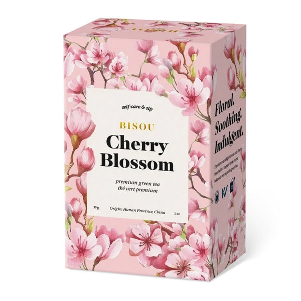 Cherry Blossom Green Tea Sachets | Bisou | boogie + birdie