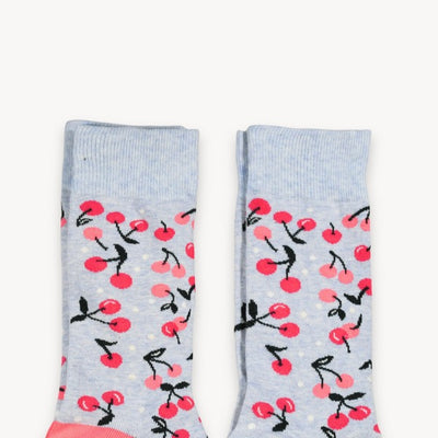 Cherry Pima Cotton Socks | Pack of 2 | Pokoloko | boogie + birdie