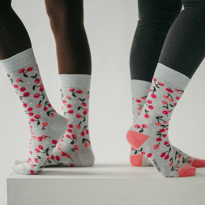 Cherry Pima Cotton Socks | Pack of 2 | Pokoloko | boogie + birdie