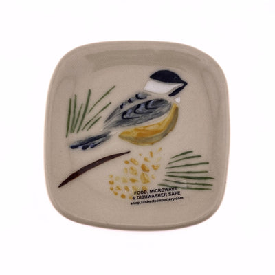 Chickadee Tea Bag Holder | Susan Robertson Pottery | boogie + birdie