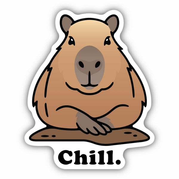 Capybara Chill Sticker | Stickers Northwest | boogie + birdie