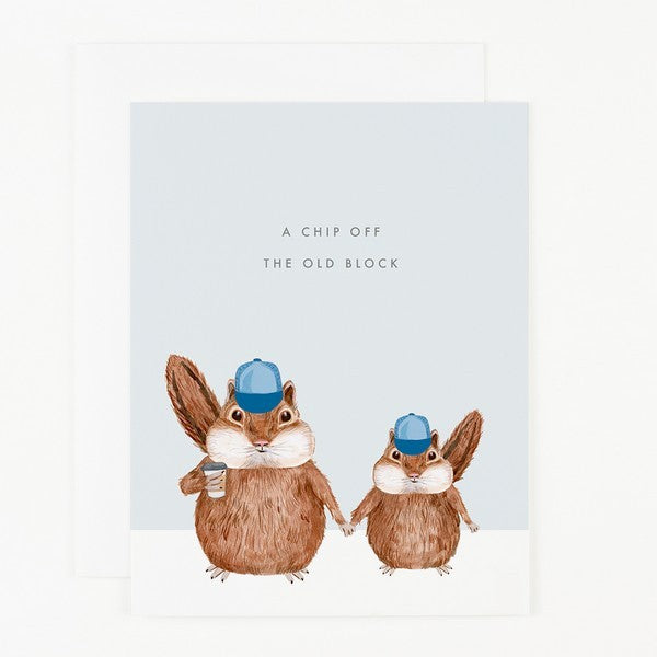 Chip Off the Old Block Dad Father's Day Card | Dear Hancock | boogie + birdie