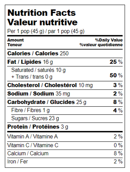 Milk Chocolate Maple Leaf Pop | anDea Chocolate | boogie + birdie