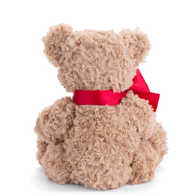 Christian Bear Plush with Red Bow | Bukowski Bears | boogie + birdie