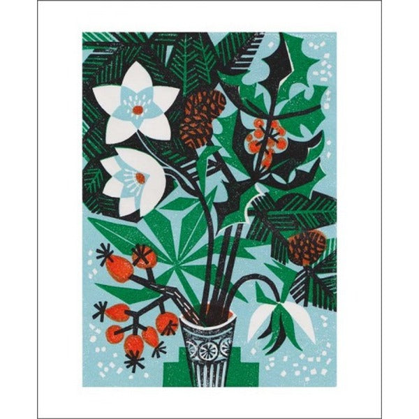 Christmas Foliage Art Card | Holiday Cards | boogie + birdie