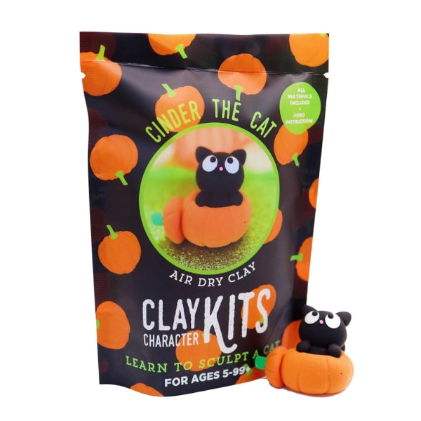 DIY Cinder the Cat Clay Kit | The Make Studio | boogie + birdie