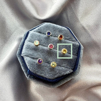 Citrine Gold Kindred Stud Earrings | Open Fire | boogie + birdie