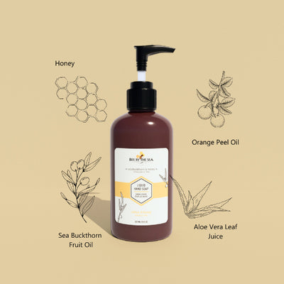 Citrus & Honey Liquid Hand Soap | Bee by the Sea | boogie + birdie
