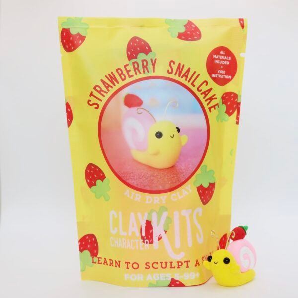Strawberry Snailcake DIY Air Dry Clay Kit | The Make Studio | boogie + birdie