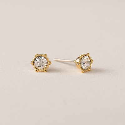 Clear Astrid Studs | Jewellery | boogie + birdie