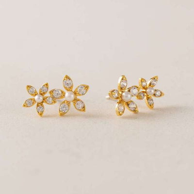 Clear Lily Stud Earrings | Lover's Tempo | boogie + birdie