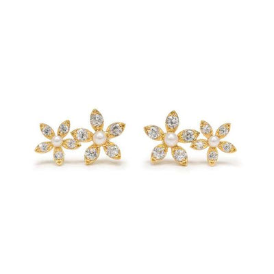 Clear Lily Stud Earrings | Lover's Tempo | boogie + birdie