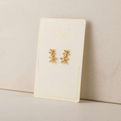 Clear Lily Stud Earrings | Lover's Tempo | boogie + birdie