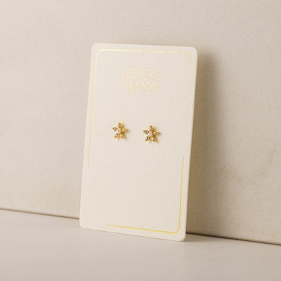 Clear Lily Stud Earrings | Lover's Tempo | boogie + birdie