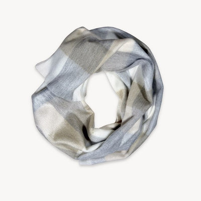 Coastal Check Seamless Scarf |  Pokoloko | boogie + birdie