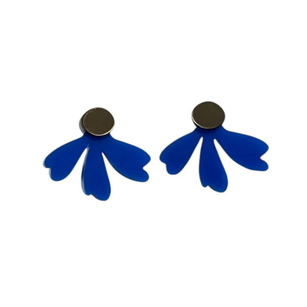 Blue Daisy Stud Earrings | Ketoora | boogie + birdie