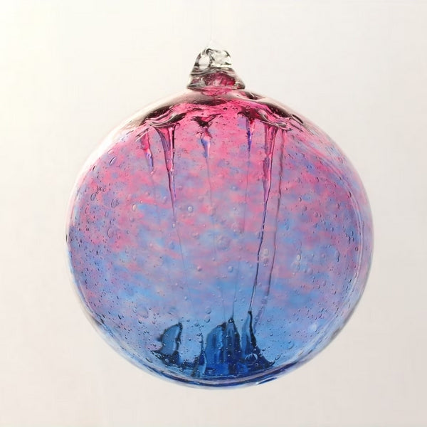 Cobalt & Pink Glass Spirit Ball | Kitras Glassworks | boogie + birdie