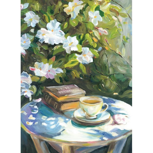 Coffee And Book Retirement Card | Greeting Cards | boogie + birdie