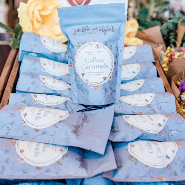 Coffee Caramels 6oz | Pickle & Myrrh | boogie + birdie
