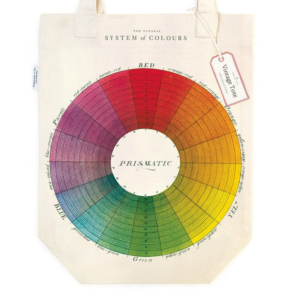 Colour Wheel Tote Bag | Cavallini Paper & Co. | Shop vintage styles and prints at boogie + birdie