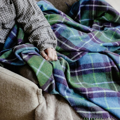 Connemara Lambswool Throw | Foxford | boogie + birdie
