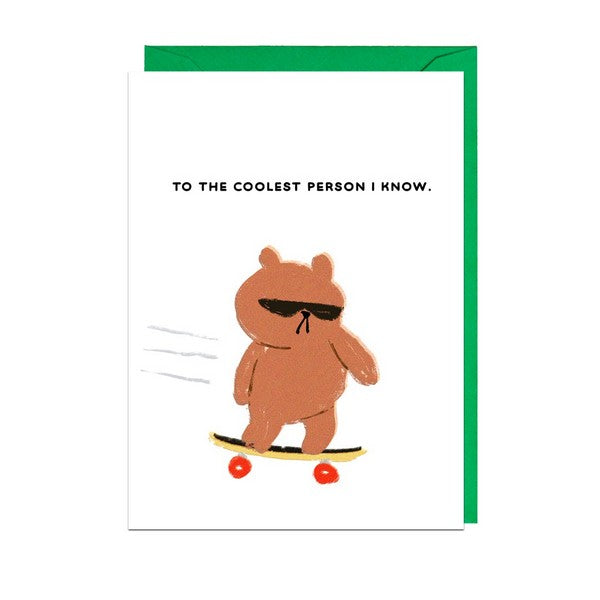 Coolest Person Birthday Card | Jolly Awesome | boogie + birdie