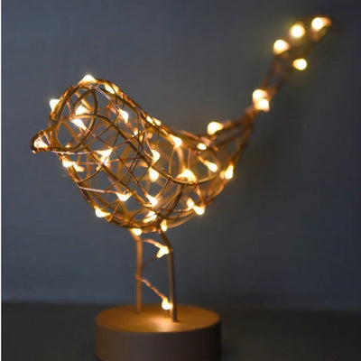 Copper Robin Table Ornament Lamp | Home Decor | boogie + birdie