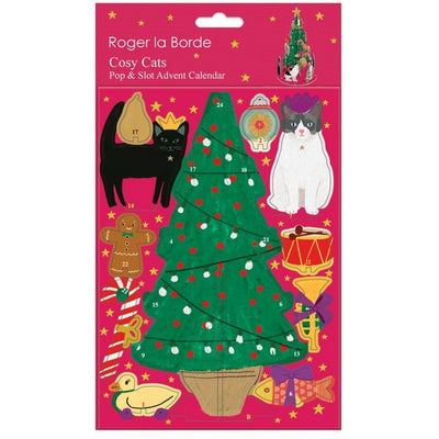 Cats around the Tree 3D Scene Pop & Slot  | Roger La Borde | boogie + birdie