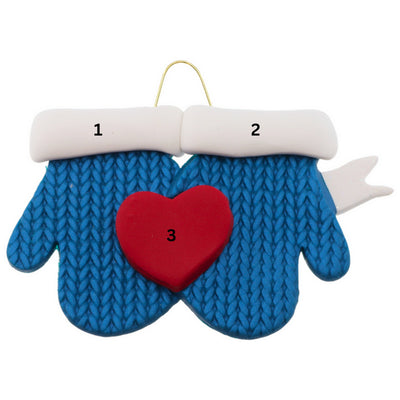 Personalized Mittens Couple Ornament | Ornamentopia | boogie + birdie
