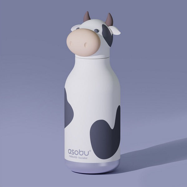 Cow Water Bottle | asobu Bottles | boogie + birdie

