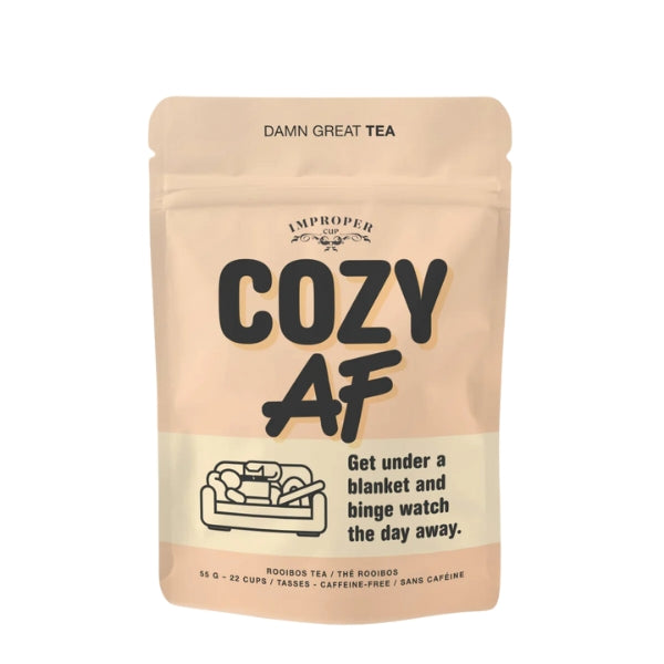 Cozy AF Loose Leaf Tea Pouch | Improper Tea | boogie + birdie


