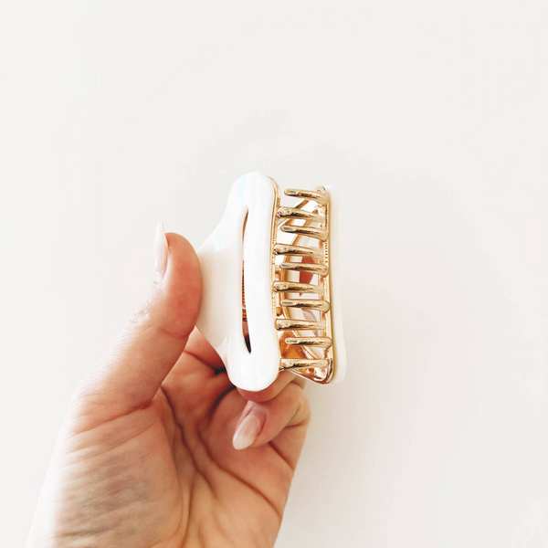 Cream Retro Hair Clip | Kitten Claws Clips | boogie + birdie