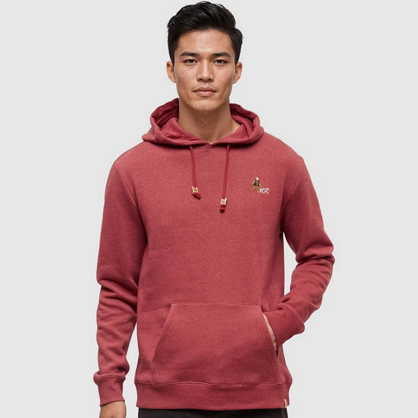 Crimson Sasquatch Dog Walk Men's Hoodie | tentree | boogie + birdie