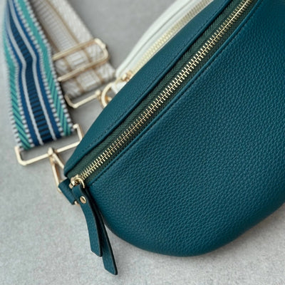 Teal Crossbody Bag | Justine Brooks | boogie + birdie