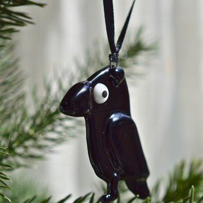 Glass Crow Ornament | Station Pole Nord | boogie + birdie