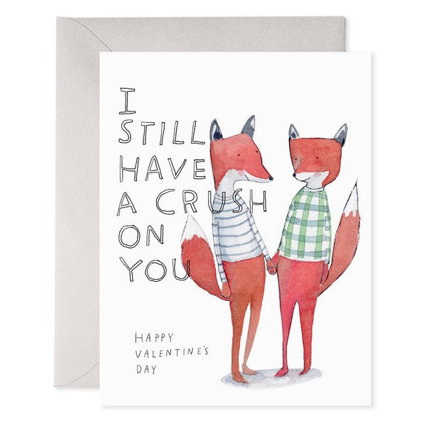 Crushing Fox Love Card | E. Frances | boogie + birdie