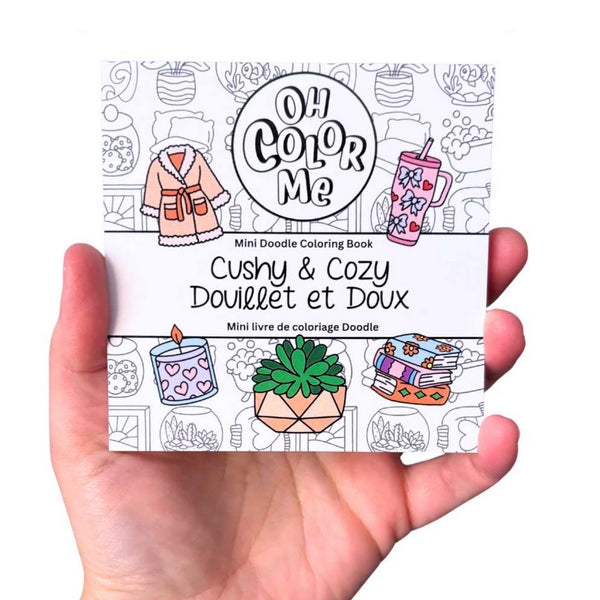 Cushy & Cosy Mini Colouring Book | Oh Color Me | boogie + birdie